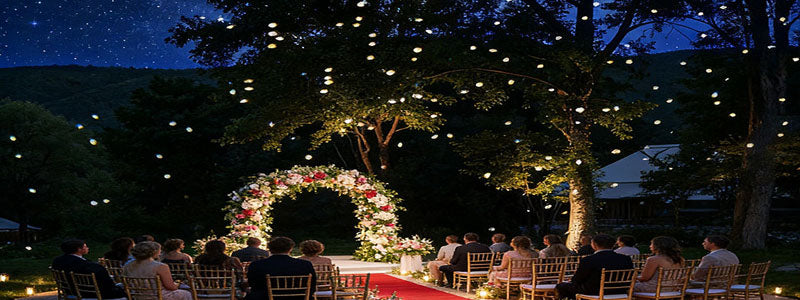 Magical Wedding Ambiance: Transform Your Big Day with White Laser Light Projector for Weddings