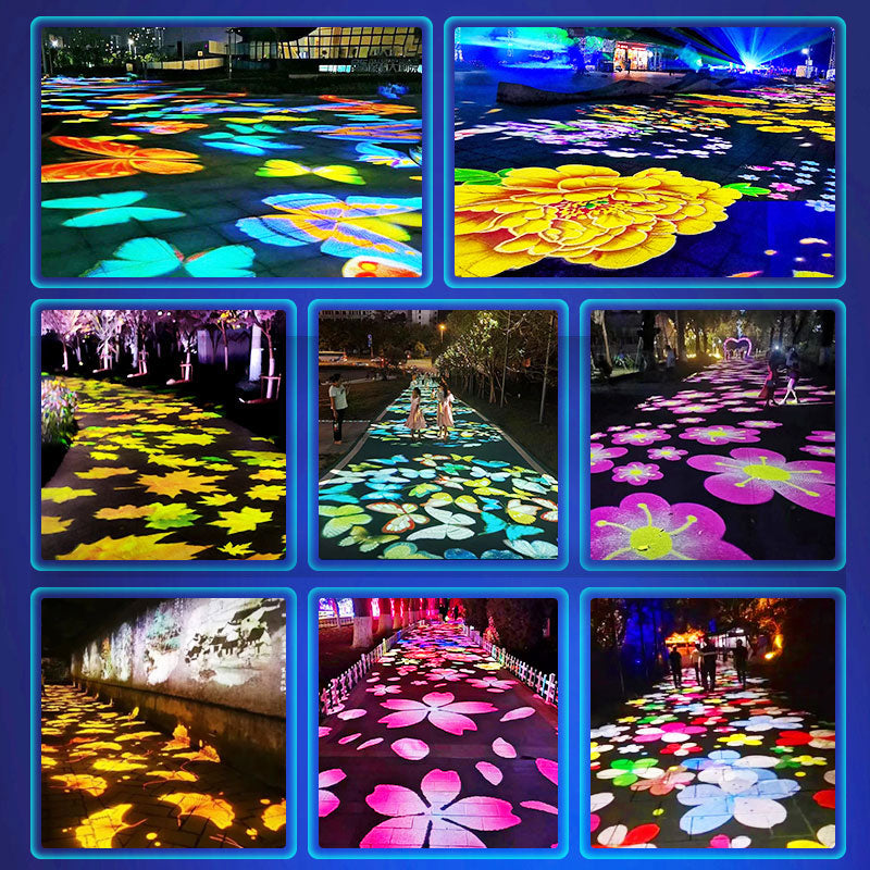 Outdoor Dynamic Projection Light | Animated Effects for Garden, Party & Outdoor Ambiance