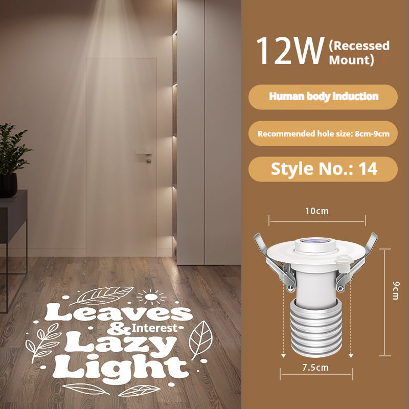 Personalized Entry Door Projection Light | Custom Plant Patterns for Natural Foyer Vibes