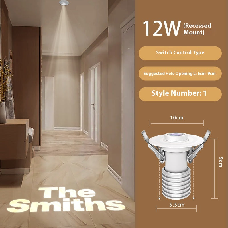 Custom entryway lighting Welcome Home Personalized Family Projection Light