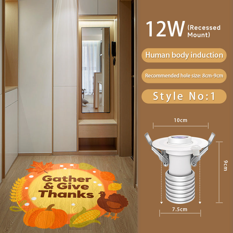 Gobo Projector for Thanksgiving: Warm Harvest Patterns – Brighten Indoor Tablescapes