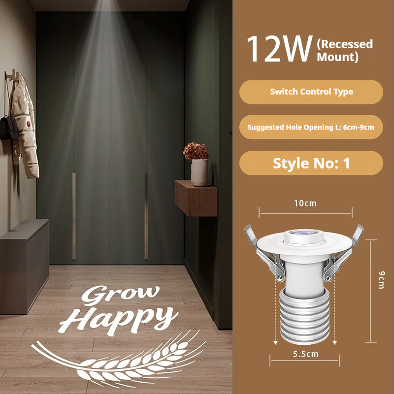 Personalized Entry Door Projection Light | Custom Plant Patterns for Natural Foyer Vibes