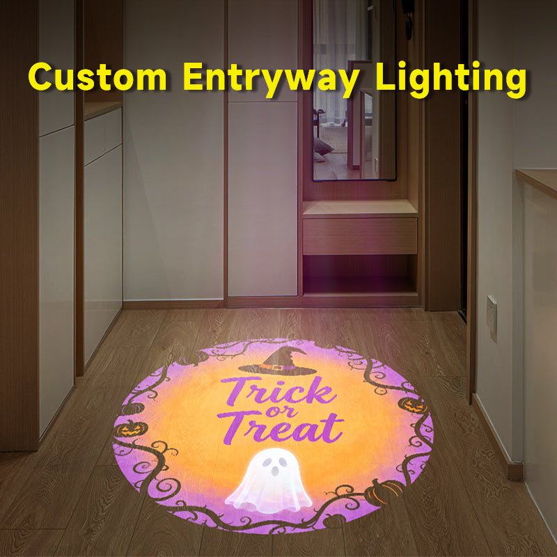 Gobo Projector for Halloween: Orange/Black Effects for Indoor Haunts