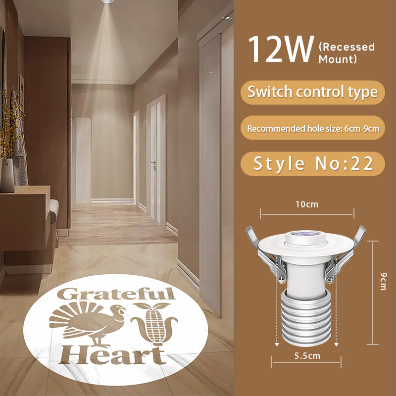 Gobo Projector for Thanksgiving: Warm Harvest Patterns – Brighten Indoor Tablescapes