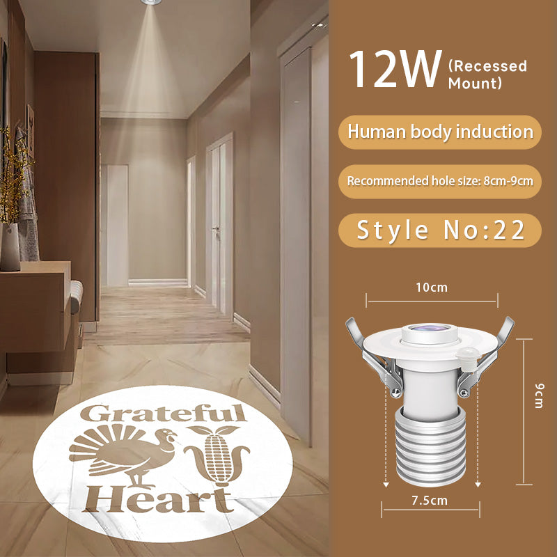 Gobo Projector for Thanksgiving: Warm Harvest Patterns – Brighten Indoor Tablescapes