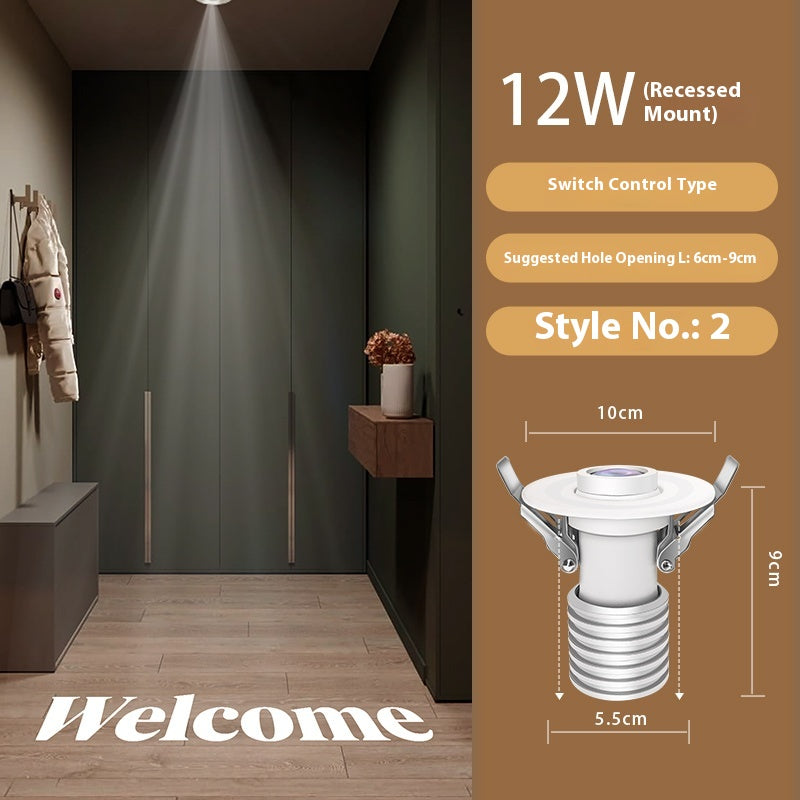 Custom entryway lighting Welcome Home Personalized Family Projection Light