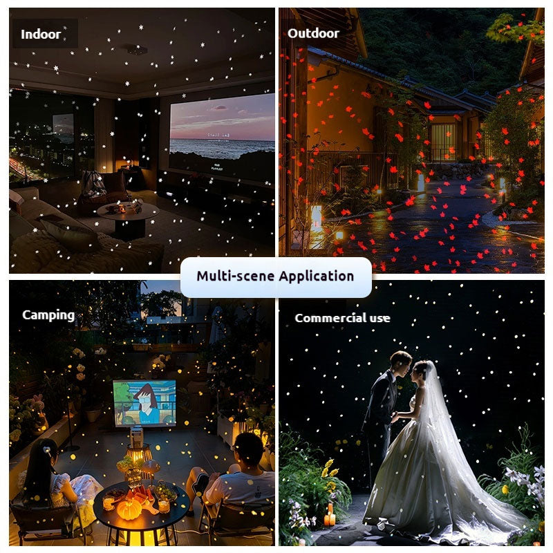 Firefly Projection Light | USB IP65 Waterproof Dynamic Effects for Camping Courtyard Bar