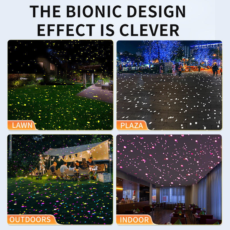 Outdoor Firefly Projection Lamp | Energy-Saving LED with Soft Twinkling Effect