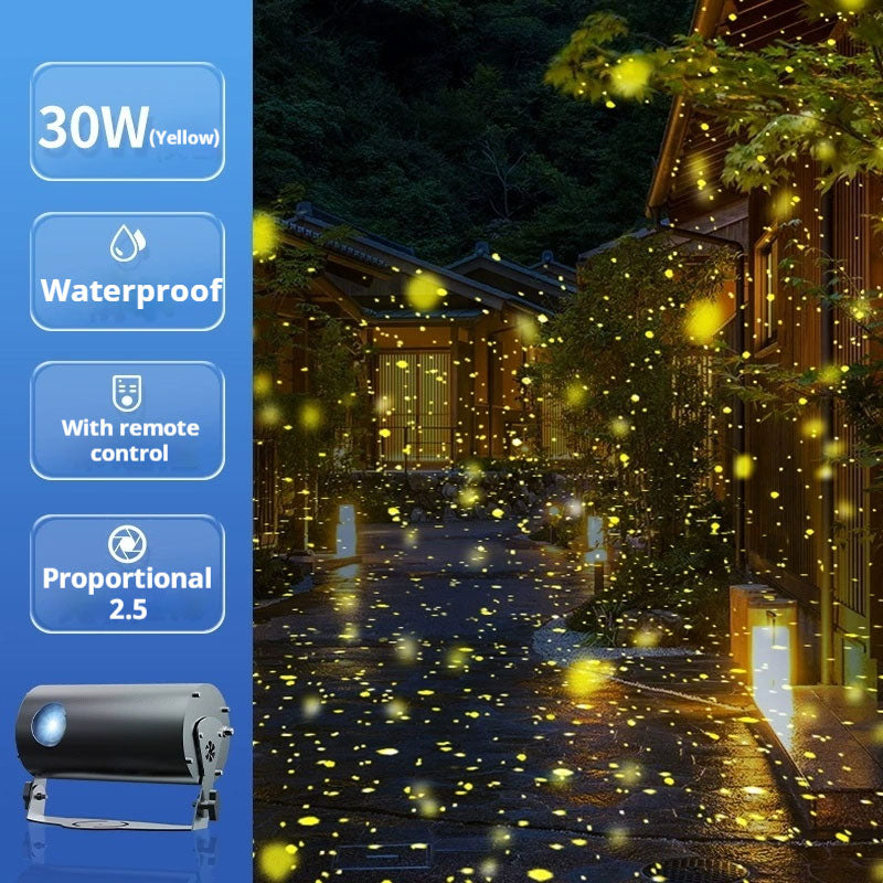 Outdoor Firefly Projection Lamp | Energy-Saving LED with Soft Twinkling Effect