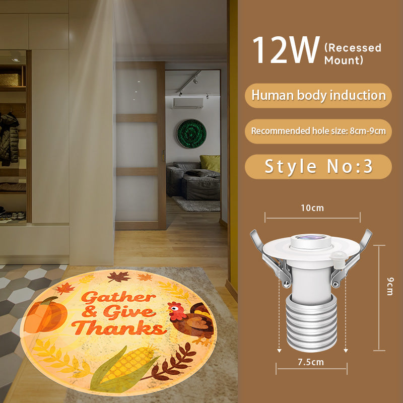 Gobo Projector for Thanksgiving: Warm Harvest Patterns – Brighten Indoor Tablescapes