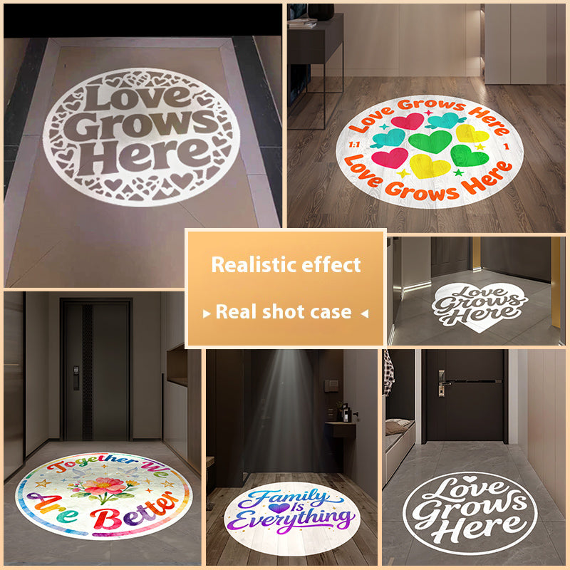 "Family Is Everything" Projection Light | Love Grows Here Together We Are Better Home Vibes