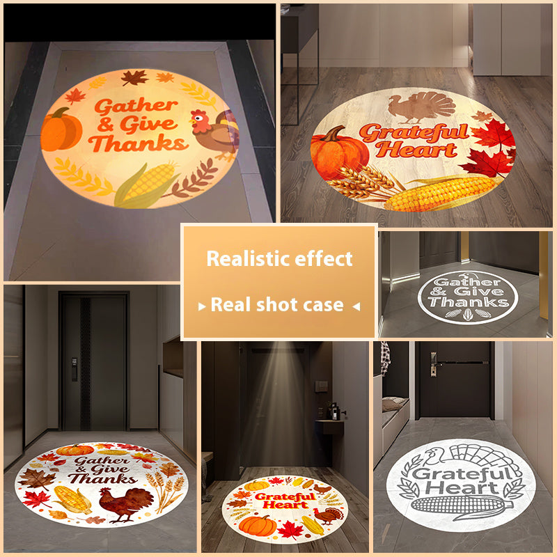 Gobo Projector for Thanksgiving: Warm Harvest Patterns – Brighten Indoor Tablescapes