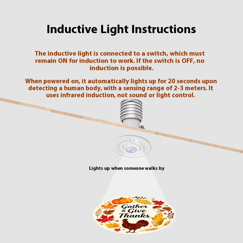 Gobo Projector for Thanksgiving: Warm Harvest Patterns – Brighten Indoor Tablescapes