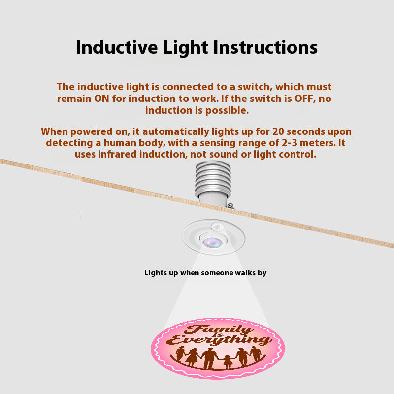 "Family Is Everything" Projection Light | Love Grows Here Together We Are Better Home Vibes