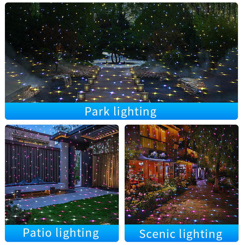 Outdoor Firefly Projection Lamp | Energy-Saving LED with Soft Twinkling Effect