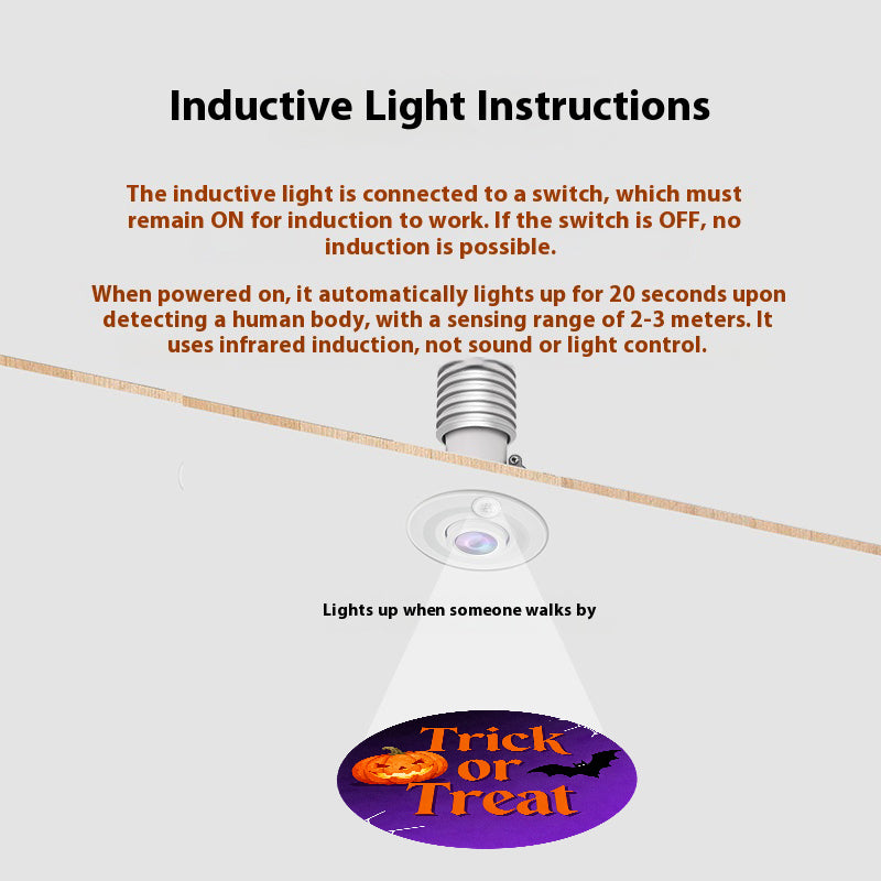 Gobo Projector for Halloween: Orange/Black Effects for Indoor Haunts