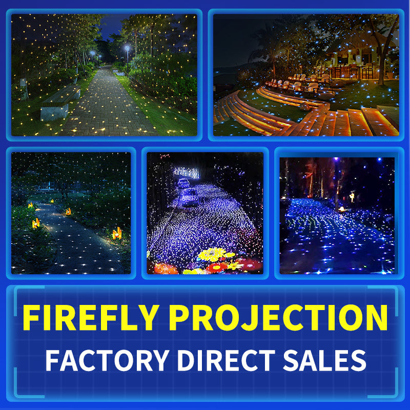 Outdoor Firefly Projection Lamp | Energy-Saving LED with Soft Twinkling Effect
