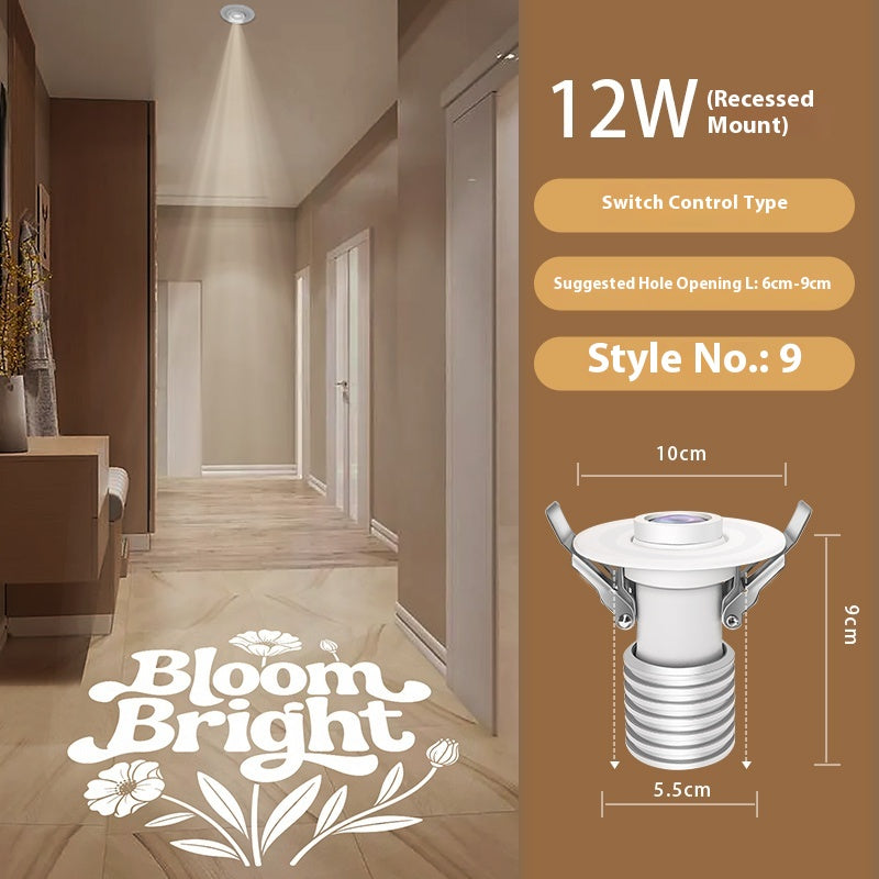 Personalized Entry Door Projection Light | Custom Plant Patterns for Natural Foyer Vibes