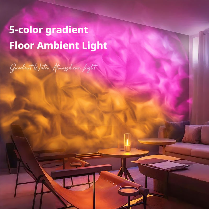 High-End Dynamic Water Ripple Ambience Light | HD Projection, Easy Setup for Indoor Wall Decor & Party Vibes