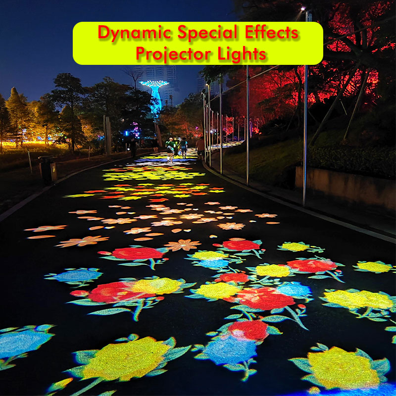 Outdoor Dynamic Projection Light | Waterproof LED Animated Patterns - Wide Coverage, Quick Setup for Garden & Party Ambiance