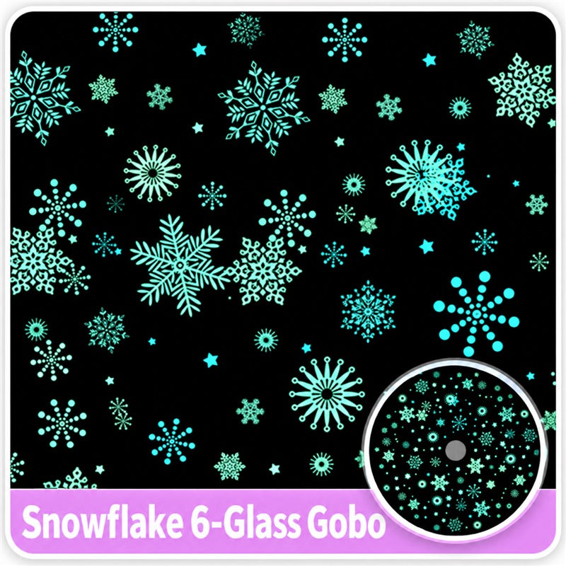Dynamic Snowflake Projection Light | Indoor/Outdoor Snowfall Effect - Festive Christmas & Garden Winter Ambiance