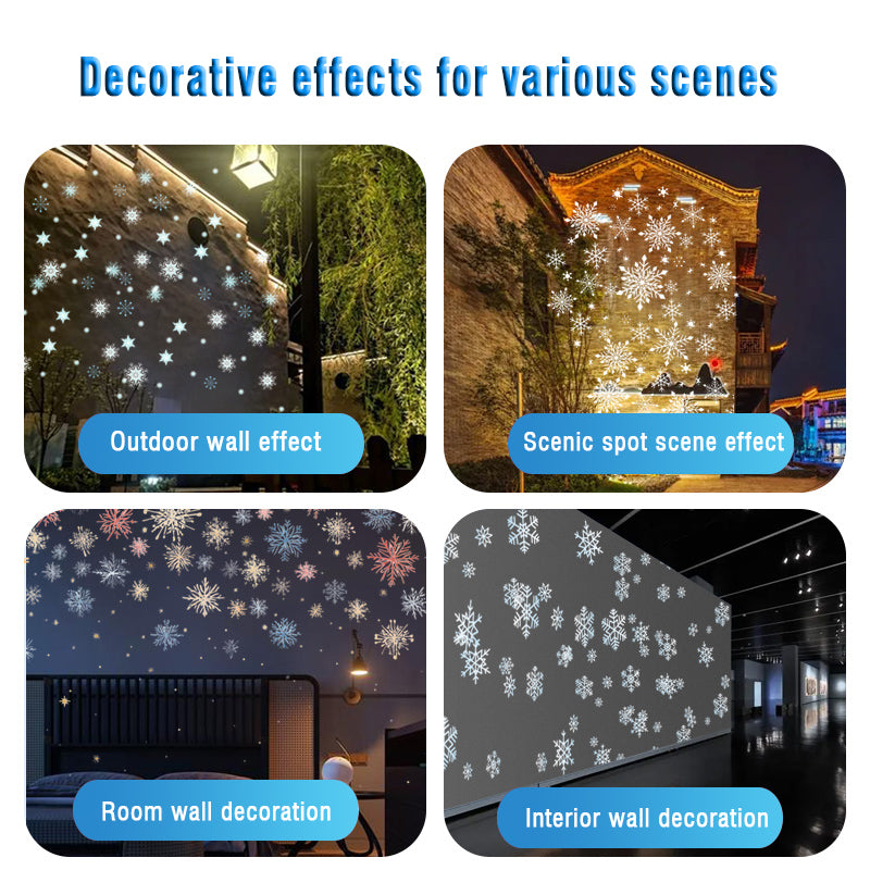 Snowflake Projection Light | Romantic Snowfall Effect for Christmas & Winter Ambiance