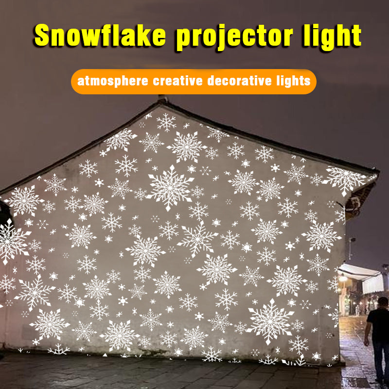 Snowflake Projection Light | Romantic Snowfall Effect for Christmas & Winter Ambiance