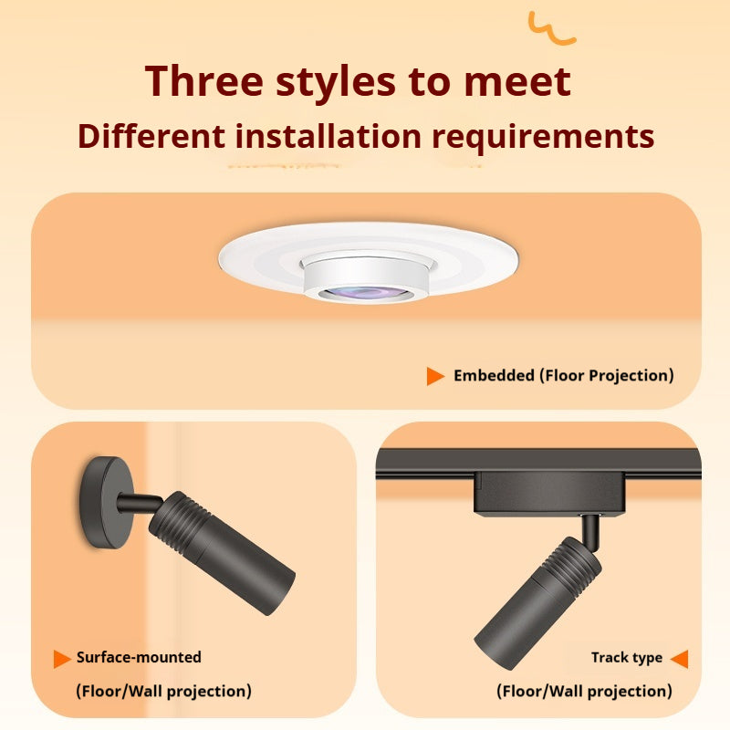 Foyer Custom Lighting Pet-Friendly Home Ambiance Projector:Fur Babies Welcome My Dog’s House Paw Cat Wheel