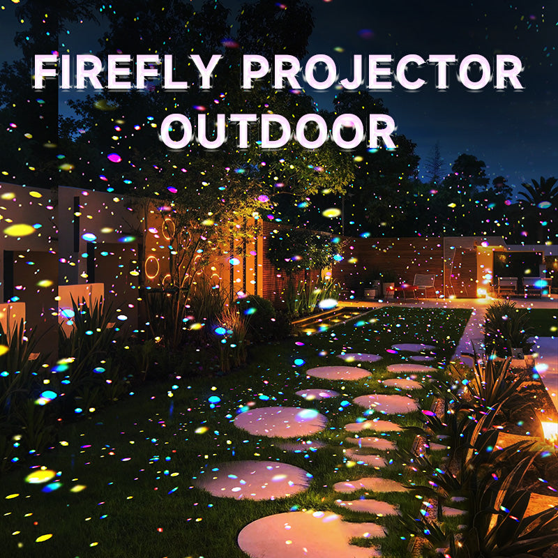 Outdoor Firefly Projection Lamp | Energy-Saving LED with Soft Twinkling Effect